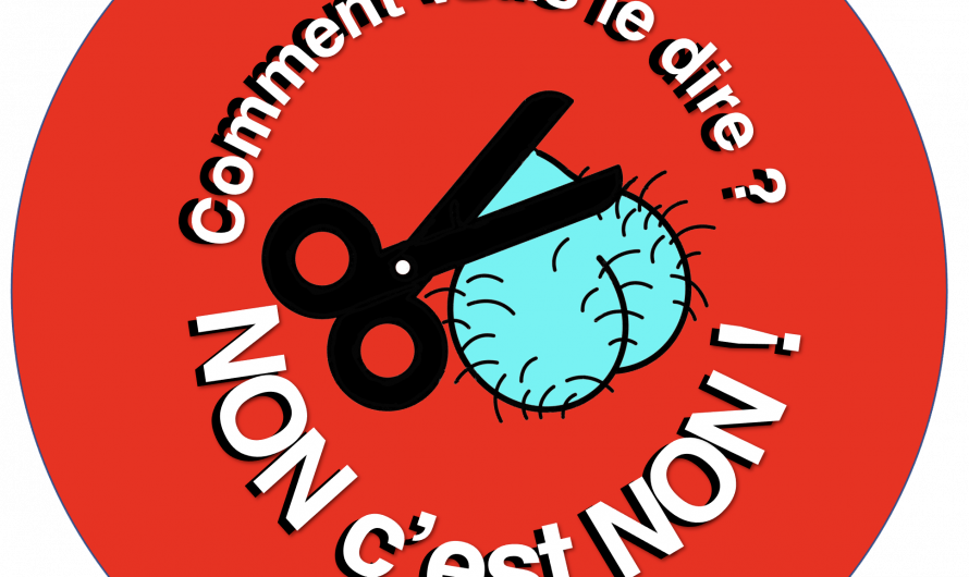 Badge féministe Non, c&rsquo;est NON