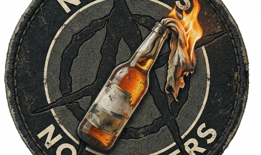 Badge anglais ni dieu ni maître